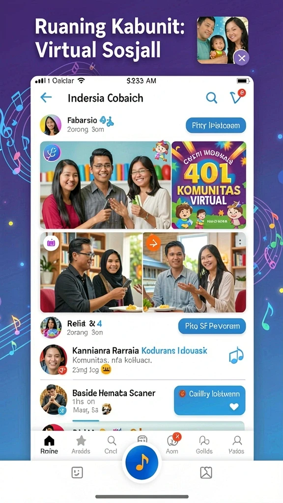 bingo101 - Ruang permainan yang penuh warna dan dinamis.