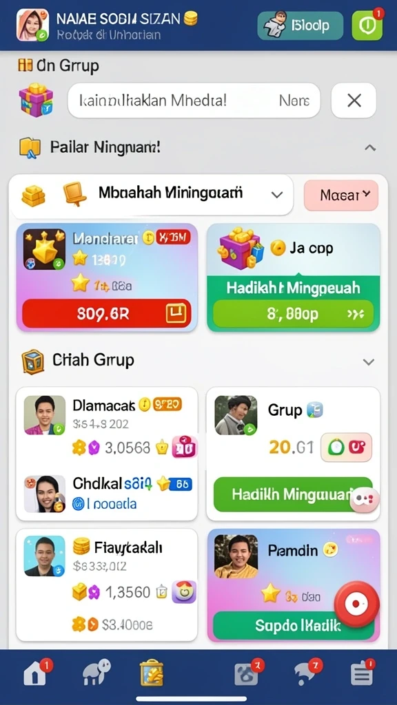 c7890 - Karakter beragam dengan kemampuan unik.