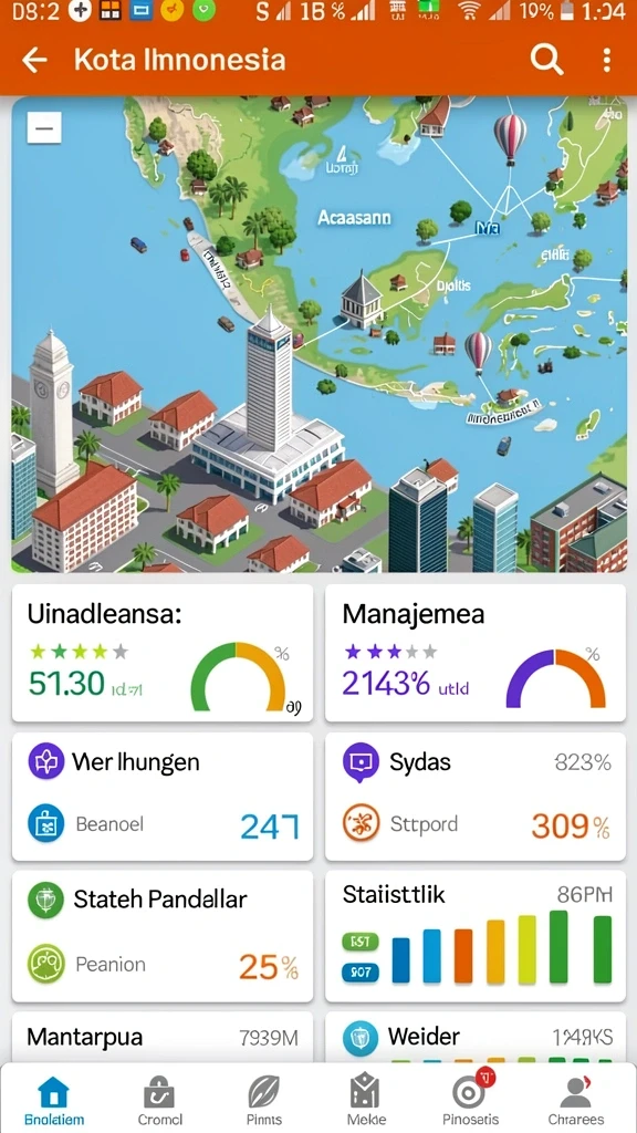 indaaa - Screenshot menampilkan grafis yang memukau dari dunia INDAAA.