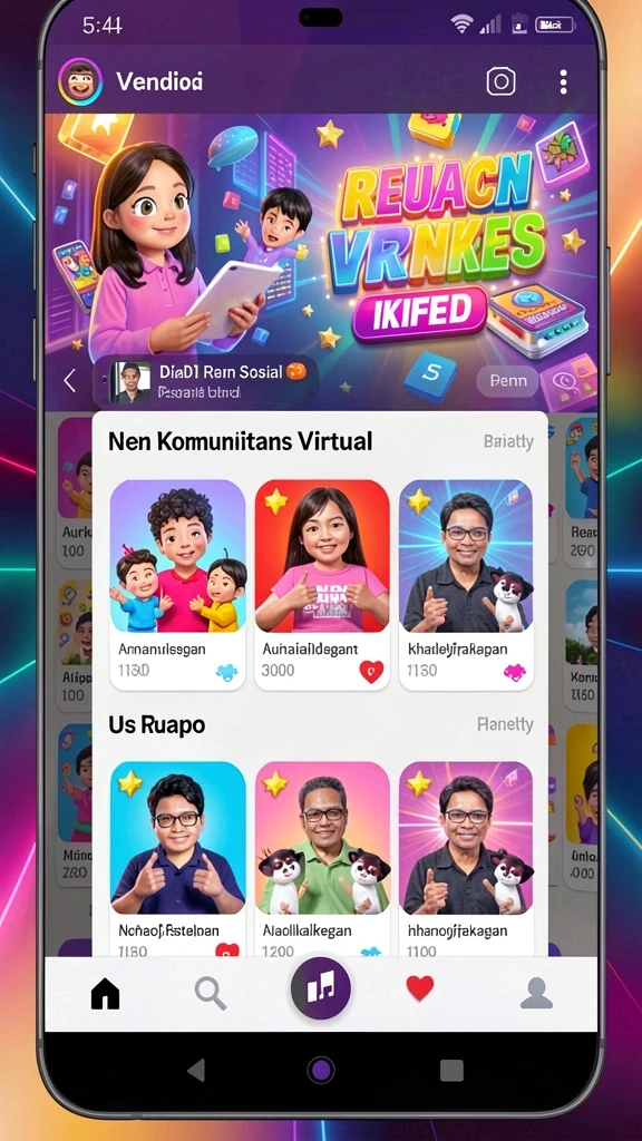 kawat4d - Karakter dalam game yang lucu dan unik.