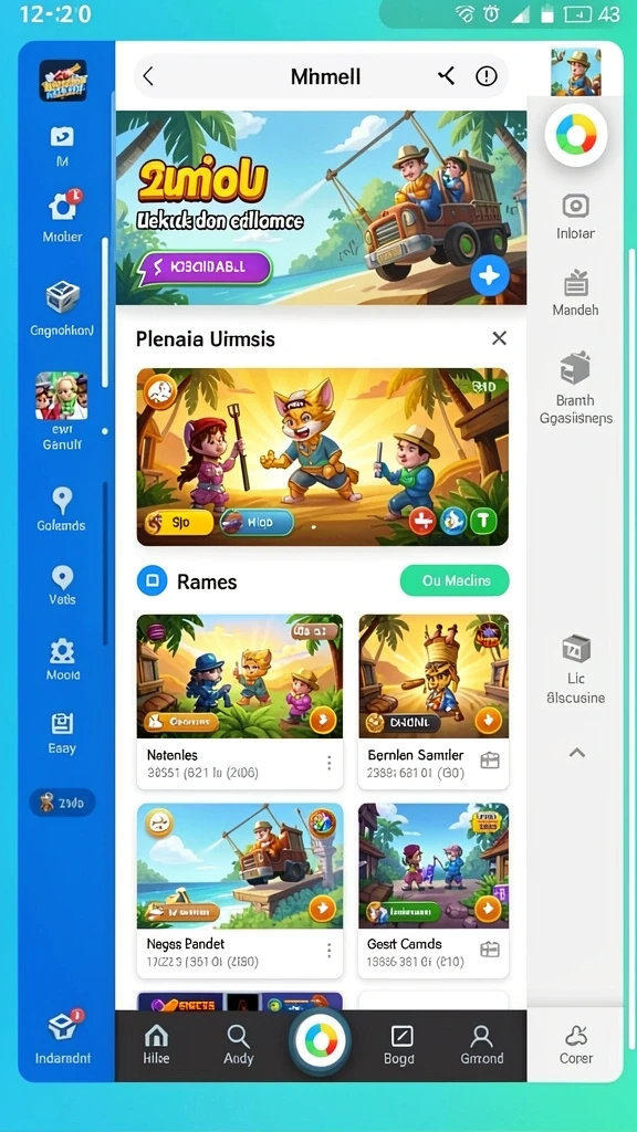 ollo4d - Tangkapan layar aksi pertempuran epik antara karakter.